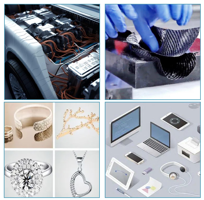 新能源新材料/碳纖維成型/黃金首飾/3C數碼